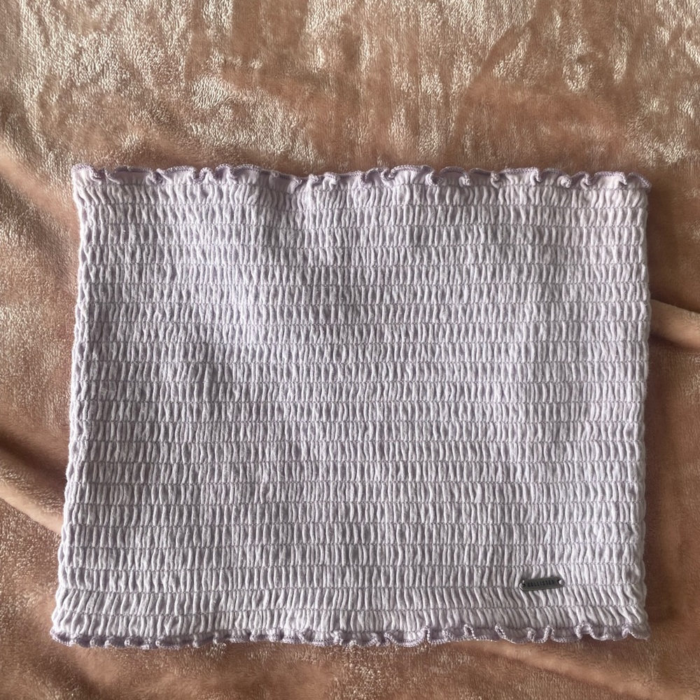 Hollister Lavender Smocked Tube Top